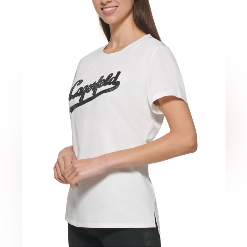 Karl Lagerfeld Logo Spell out Women’s Size XS‎ NWT - Picture 3 of 12